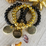 Black Onyx 100% Blessed Bracelet