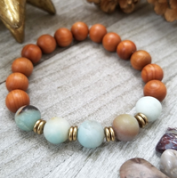 Barbie Sandalwood With Amazonite